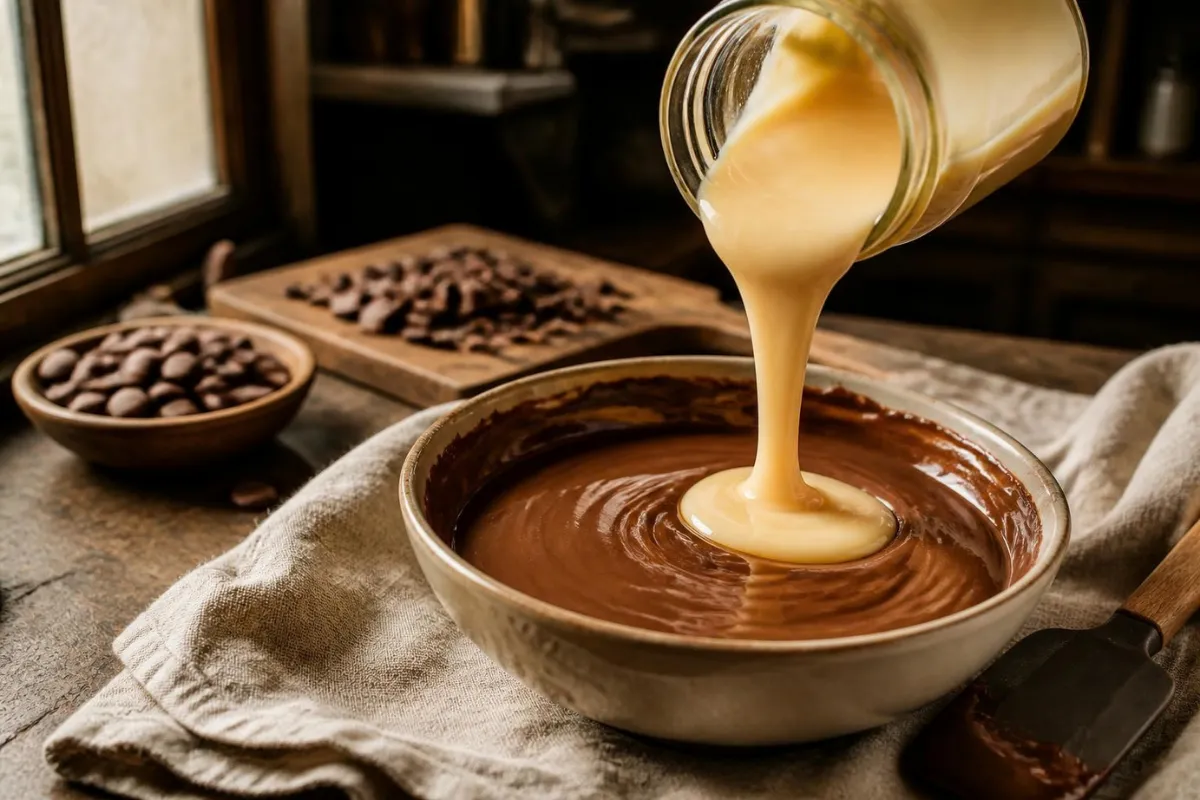 Étape 2 : Ajouter le lait concentré